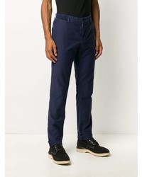 Pantalon chino bleu marine Incotex