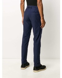 Pantalon chino bleu marine Incotex