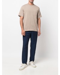 Pantalon chino bleu marine Incotex