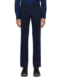 Pantalon chino bleu marine Sunspel