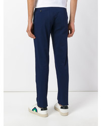 Pantalon chino bleu marine Fay