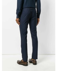 Pantalon chino bleu marine Incotex