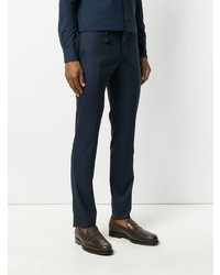 Pantalon chino bleu marine Incotex