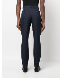 Pantalon chino bleu marine Lardini