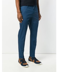 Pantalon chino bleu marine Dolce & Gabbana