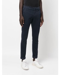 Pantalon chino bleu marine Dondup