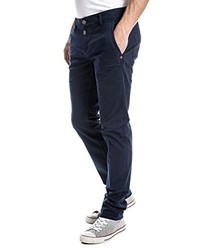 Pantalon chino bleu marine Timezone