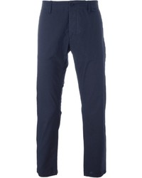 Pantalon chino bleu marine Tomas Maier