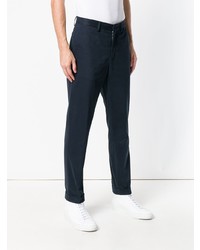 Pantalon chino bleu marine Z Zegna