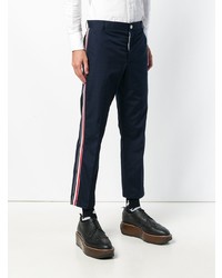 Pantalon chino bleu marine Thom Browne