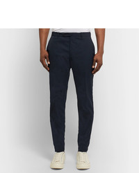 Pantalon chino bleu marine Incotex