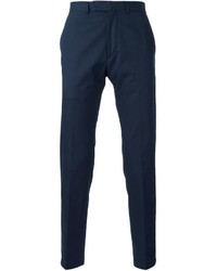 Pantalon chino bleu marine Valentino
