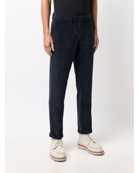 Pantalon chino bleu marine Fay