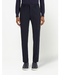 Pantalon chino bleu marine Zegna