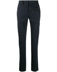 Pantalon chino bleu marine Zegna