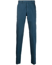 Pantalon chino bleu marine Zegna