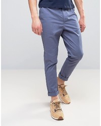 Pantalon chino bleu Asos