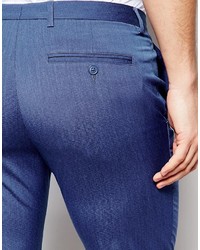 Pantalon chino bleu Asos