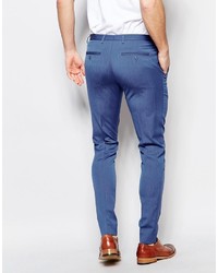 Pantalon chino bleu Asos