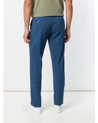 Pantalon chino bleu Biagio Santaniello