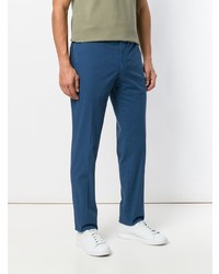 Pantalon chino bleu Biagio Santaniello