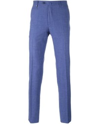 Pantalon chino bleu Corneliani