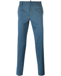 Pantalon chino bleu DSQUARED2