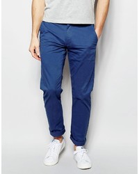 Pantalon chino bleu Farah