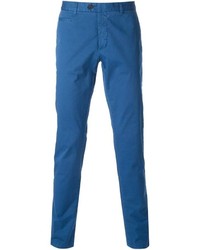 Pantalon chino bleu Fay