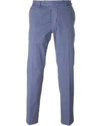 Pantalon chino bleu Fendi