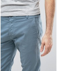 Pantalon chino bleu Selected