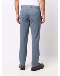 Pantalon chino bleu Canali