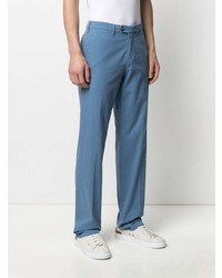 Pantalon chino bleu Canali