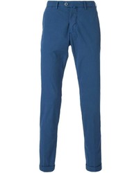 Pantalon chino bleu