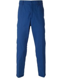 Pantalon chino bleu