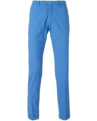 Pantalon chino bleu