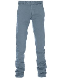 Pantalon chino bleu