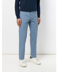 Pantalon chino bleu Canali