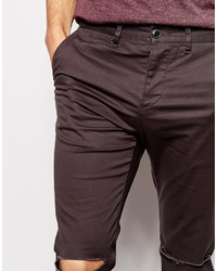 Pantalon chino bordeaux Asos