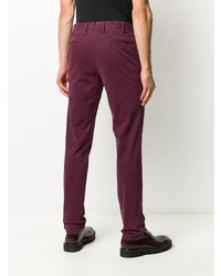 Pantalon chino bordeaux Pt01