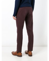 Pantalon chino bordeaux Incotex