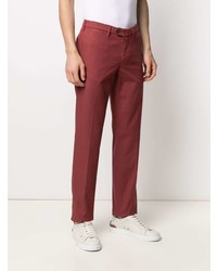 Pantalon chino bordeaux Canali