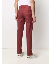 Pantalon chino bordeaux Canali