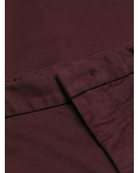 Pantalon chino bordeaux Prada