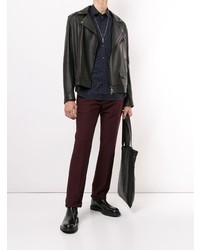 Pantalon chino bordeaux Kent & Curwen