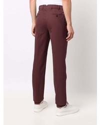 Pantalon chino bordeaux Brunello Cucinelli