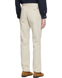 Pantalon chino brodé beige Polo Ralph Lauren