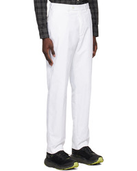 Pantalon chino brodé blanc PALMER