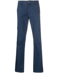 Pantalon chino brodé bleu marine Billionaire
