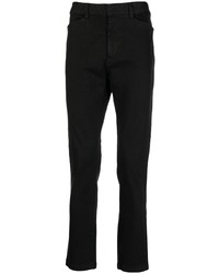 Pantalon chino brodé noir N°21